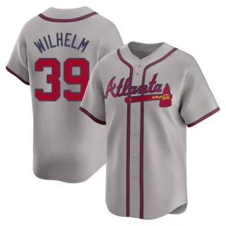 Men's Limited Gray Hoyt Wilhelm Atlanta Braves Away Jersey
