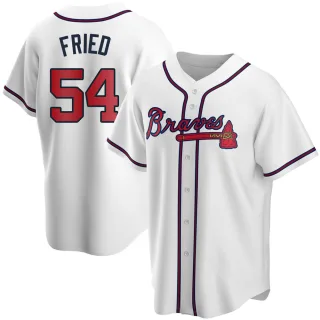 Men's Atlanta Braves Max Fried Nike White 2022 Gold Program Authentic  Player Jersey