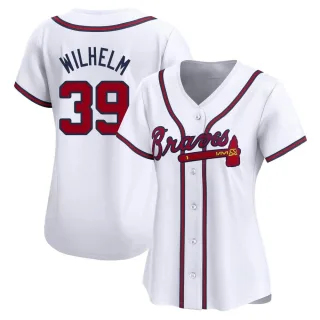 Women's Limited White Hoyt Wilhelm Atlanta Braves Home Jersey