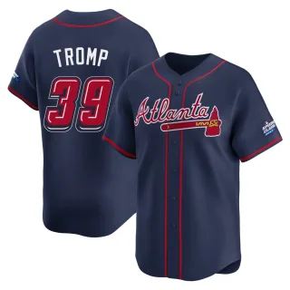 Youth Limited Navy Chadwick Tromp Atlanta Braves 2025 Speedway Classic Alternate Jersey