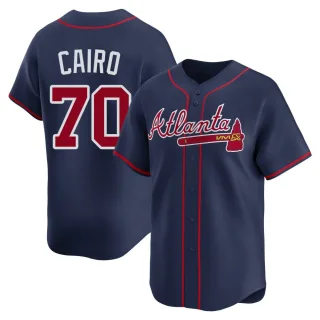 Youth Limited Navy Christian Cairo Atlanta Braves Alternate Jersey