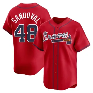 Youth Limited Red Pablo Sandoval Atlanta Braves Alternate Jersey