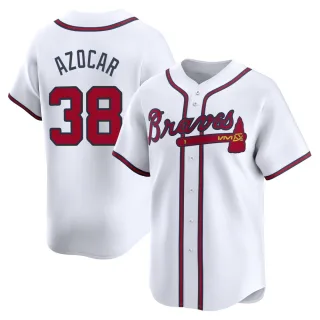 Youth Limited White Jose Azocar Atlanta Braves Home Jersey