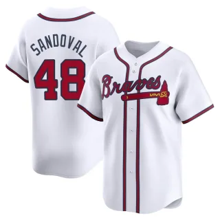 Youth Limited White Pablo Sandoval Atlanta Braves Home Jersey