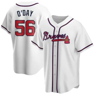 Youth Replica White Darren O'Day Atlanta Braves Home Jersey