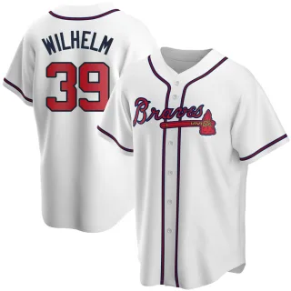 Youth Replica White Hoyt Wilhelm Atlanta Braves Home Jersey