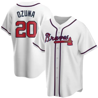 ozuna from the braves jersey